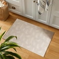 thumbnail image 4 of QTOCIO Tapis Rayé Beige Confortable Tapis de Salon Rafraîchissant Tapis de Chambre Tapis de Balcon, 4 of 4