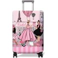 thumbnail image 1 of Travel Luggage Cover Suitcase Protector Fits 18-32 Inch Luggage Wheel Covers Patterned Travel Related Items Flower Luggage Protector Elastic Luggage Anti-scratch Suitcase Cover XL, 1 of 5