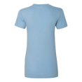 thumbnail image 2 of Women’s Fine Jersey Tee, L, Baby Blue, 2 of 2