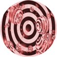 thumbnail image 1 of Ahgly Company Machine Washable Indoor Round Transitional Pastel Pink Area Rugs, 5' Round, 1 of 7