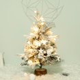 thumbnail image 1 of 18Inch Mini Christmas Tree Light Tabletop Artificial Christmas Tree  LED String Lights  Christmas Tree Ornaments for Christmas Table Top Desk Decor Home Indoor Decoration, 1 of 8