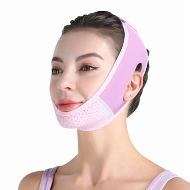 EGNMCR V-shaped Face Mask For Double Chin Reusable Face Wrap For A Firmer Look V-shaped Chin Strap Adjustable Lifting Mask For Women And Men V Shaped Face