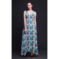 thumbnail image 5 of Bimba Floral Ladies Printed Resort Maxi DrawstringDressSpaghetti Strap Beach Wear-X-Large, 5 of 5