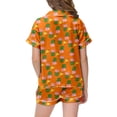 thumbnail image 3 of Ensemble de Pyjama Petit Garçon à Imprimé Floral, Ensemble de Pyjama pour Filles à Boutons, Tenue d'Intérieur Classique, Jolis Pyjamas pour Filles 8-10 Ans, 3 of 3