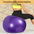 thumbnail image 3 of Exercise Ball for Balance Stability Fitness Workout Yoga Pilates at Home Office, 3 of 5