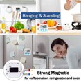thumbnail image 3 of EcoNesxp White digital kitchen cooking timer 2-pack Digital kitchen cooking timer, 3 of 5