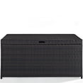 thumbnail image 3 of Crosley Furniture Palm Harbor Wicker / Rattan Patio Deck Box in Brown, 3 of 8