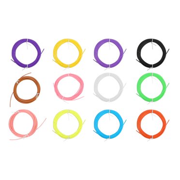 12 Pcs Filament Pratique pour Stylo 3D Filament Simple pour Imprimés de Stylo 3D (Couleur Aléatoire)