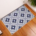 thumbnail image 1 of 2 x 3 Foot Heavy Duty Low Pile Area Rug - Ultra-Thin Non Slip Area Rug - Washable Cotton Indoor Rug for Front Door Foyer Rug for Entryway, 1 of 7