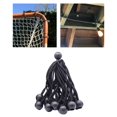 thumbnail image 4 of jinwen 10x Ball Bungee Cords Tent Tarp Fix Rope Tie Down Strap Elastic Rope for Black, 4 of 9