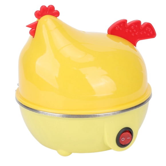 Cuiseur d'Oeufs pour Oeufs Durs Cuiseur d'Oeufs Durs Pp et Acier Inoxydable Cuiseur d'Oeufs Électrique Multifonctions Shapeid Cuiseur d'Oeufs 7 Eggacity Arrêt Automatique Breakfasthine
