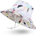 thumbnail image 1 of Chapeau d'Été Ajustable avec Protection Solaire pour Bébé Fille Garçon Enfant UPF 50, 1 of 6