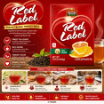 thumbnail image 2 of Brooke Bond Red Label Loose Leaf Black Tea, 450g, 2 of 6