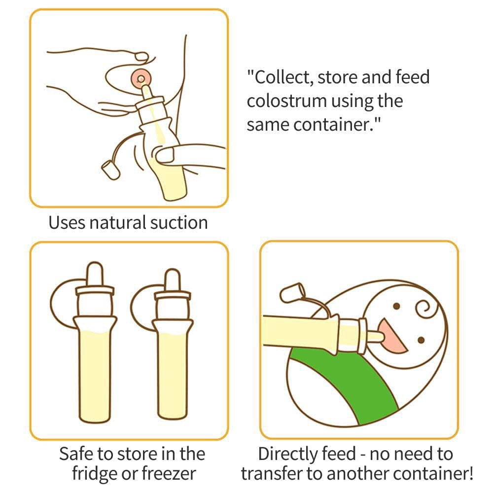 Haakaa Silicone Colostrum Collector Set 2 Pack (Pre-Sterilised)
