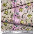 thumbnail image 3 of Soimoi Viscose Chiffon Fabric Cartoon & Camouflage Print Fabric by the Yard 42 Inch Wide, 3 of 3