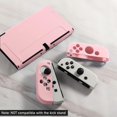 thumbnail image 5 of KOMI Switch OLED Case for Nintendo Switch OLED Model, Dockable Cover Soft TPU Protector Case for Switch OLED Grips & Console and Accessories with 2 Pcs Thumb Caps, Pink, 5 of 5