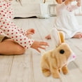 thumbnail image 4 of Flurfy Bunny Jouet, Simulation Adorable Flopsie Électrique Sauteur Jaune, 4 of 7