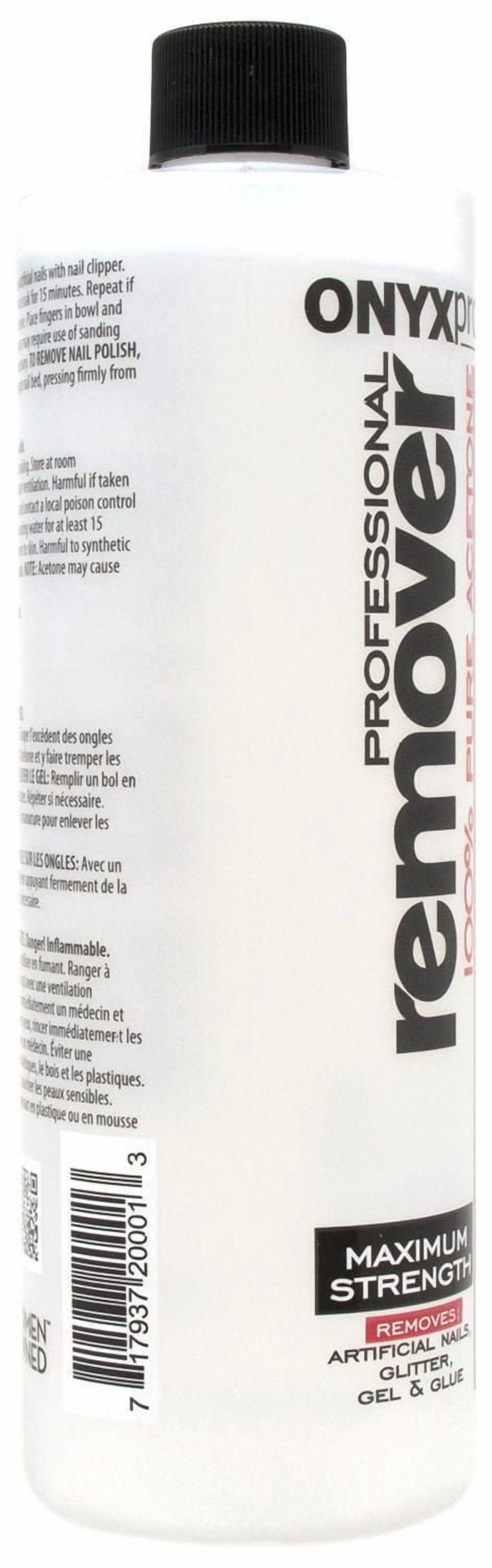 Onyx Professional Dissolvant pour Vernis à Ongles à l'Acétone Pure à 100 %