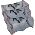 thumbnail image 1 of 3 Pcs Piège à Crabe Extérieur Portable Appât pour Homard Piège Pliable Filet Moulé pour Écrevisses, 1 of 1