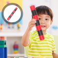 thumbnail image 4 of 2 Pcs Bâtons de Rythme en Bois pour Tout-Petits Instruments de Musique Jouets Éducatifs 7.1x1in, 4 of 8