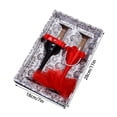 thumbnail image 3 of QTOCIO 2 Piece Wedding Glass Set For Bride And Groom Champagne Wedding Glasses, 3 of 4