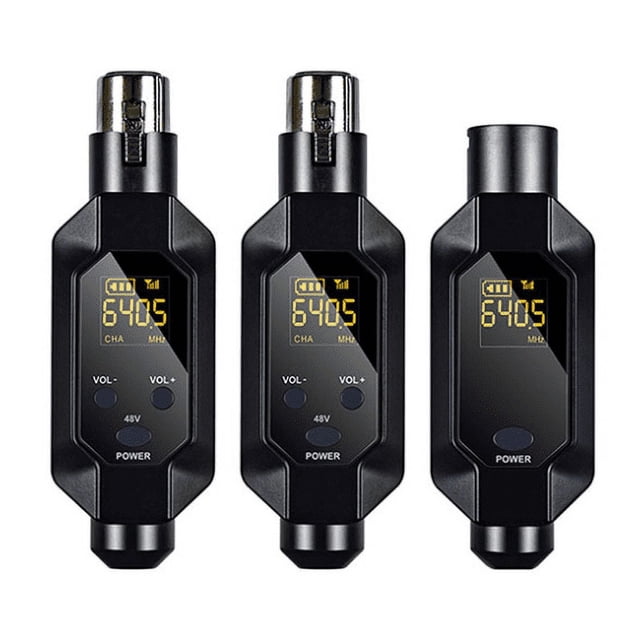 Mosiee pour Émetteur Xlr Sans Fil à Microphone Dynamique avec Portée Étendue