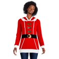 thumbnail image 1 of George Women's Mrs. Claus Tunic Sweater, 1 of 6