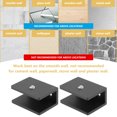 thumbnail image 3 of SHISUYAN 8Pcs Glass Shelf Holder Support Bracket Heavy Duty Glass Shelf Bracket, 3 of 8