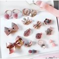 thumbnail image 1 of Newest  Style Baby Girls Cute Elastic Hair Ropes Ponytail Holder Rubber Bands Hair Accessories 18 Pcs/set, 1 of 4