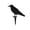 C, variant on TIELUTT Garden Crow Card Slot Insert Outdoor Yard Art Figurine Halloween Decorative Stake Bird Statue Home Metal Holder Wallet Outdoor Metal Sign Little Signs Garden Metal 6ft Outdoor Garden Signs