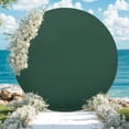 thumbnail image 2 of Round Arch Backdrop Cover For 6ft/6.5ft/7.2ft Circle Arch Stand, Wrinkle Resistant Circle Arch Backdrop Cover For Wedding, Birthday, Baby Shower Decorations, 2 of 7