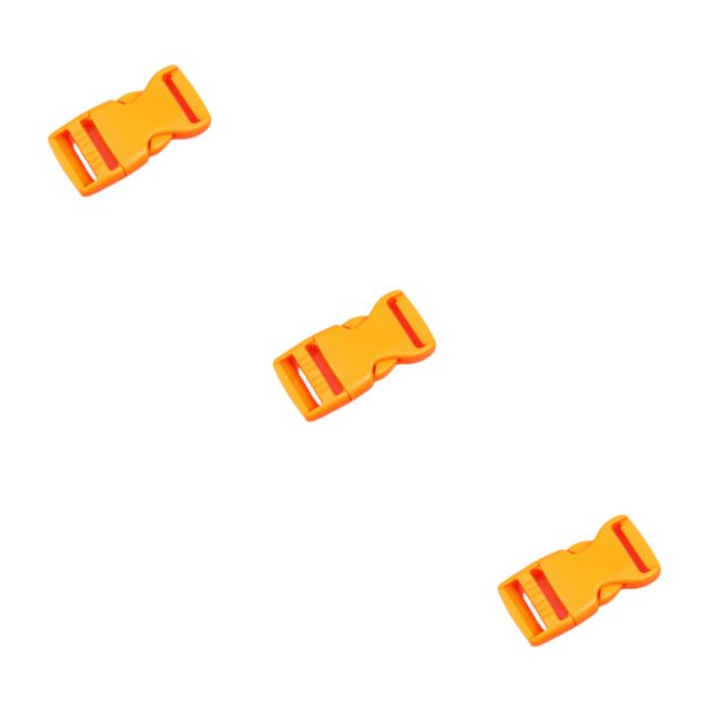 relayinert 10pcs/set Easy To Buckle Strap With Multi-Color Clasp Belt Buckles High Compatibility ABS Release Buckle Hook Buckle Orange color 3Set