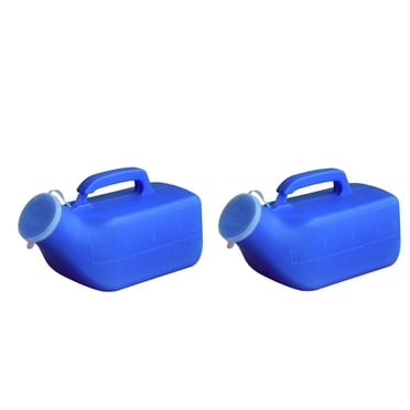 Xuanheng Fityle 2 Paquets 2000 ml Toilette Homme Bouteille d'Urinoir Pot d'Urine pour Voiture/voyage/lit