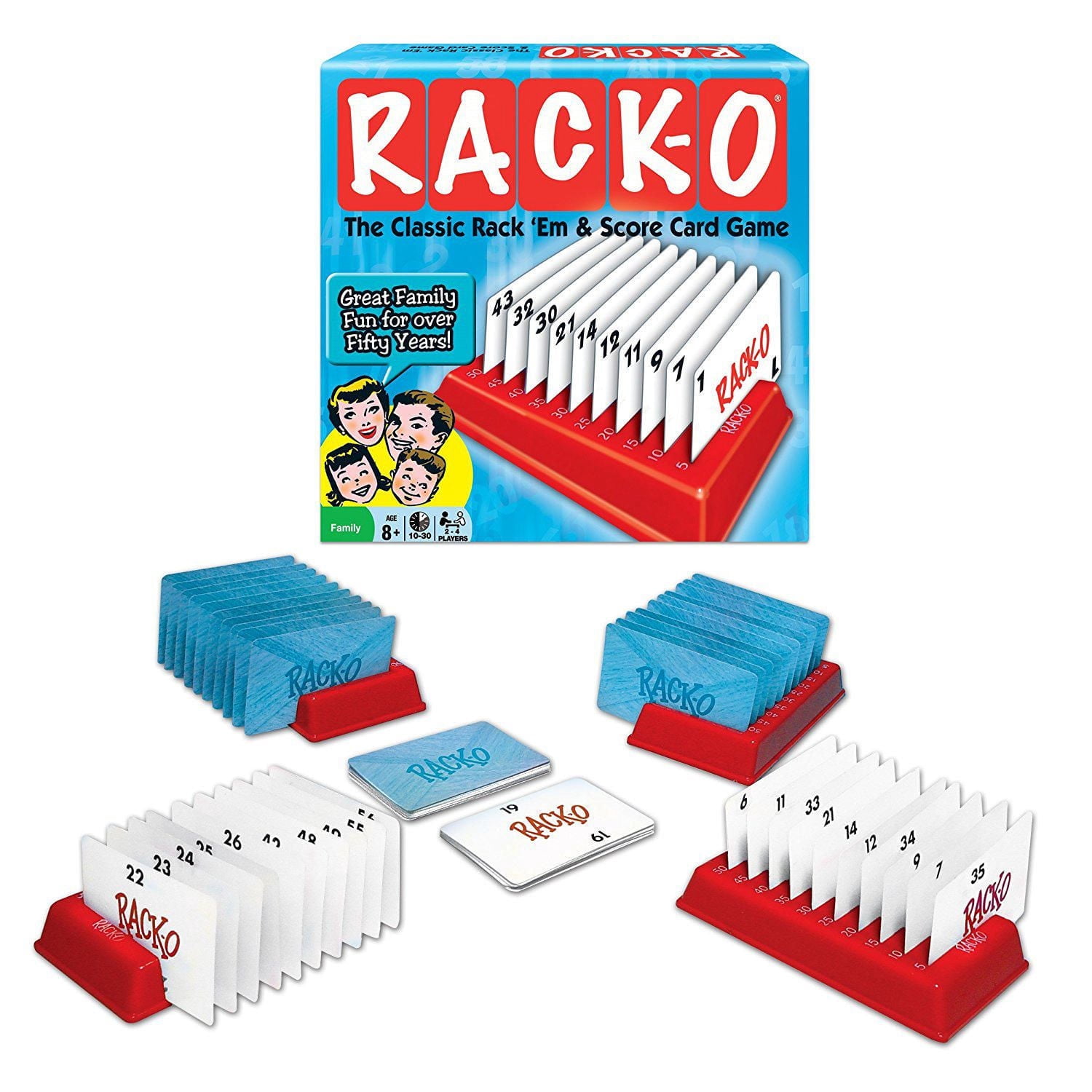 Winning Moves Games Rack-O - The Classic Rack 'em & Score Card Game (english Only)