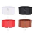 thumbnail image 4 of Maytalsory Fashionable And Practical Wide Waist Belt With Zip Statement Everywhere Excellent Elasticity Gifts Light Tan, 4 of 6