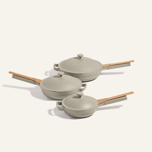 Our Place Always Trio Pan® (10 Pièce) Un ensemble de Pans Toujours en trois tailles pour chaque besoin de cuisson Steam Ceramic