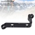 thumbnail image 4 of Adapter Flat Mount Disc Brake Caliper Mount Adapter Aluminium Alloy Disc Brake Caliper Bracket Road to Mountain Cycling Conversion for 160mm Disc, 4 of 7