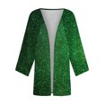 thumbnail image 5 of Women'S Cardigans,Lightweight Front Open Cardigan For Women Summer Clearance,Breathable Cardigans,Womens Summer Fall Shiny And Sparklinged Cardigan Long Sleeve Loose Cover Up Casual Blouse Tops, 5 of 5