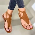 thumbnail image 1 of LSLJS Summer Ladies Shoes Flat Bottom Roman Flip Flops Casual Women's Sandals, 1 of 4