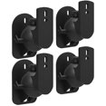 thumbnail image 1 of 4 Pcs Support Mural Universel pour Haut-Parleur, Pince de Support de Plafond avec Rotation Réglable de Pivot et d'Angle d'Inclinaison, 1 of 6