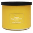 thumbnail image 1 of Mainstays 3-Wick Textured Wrapped Sweet Sugared Lemon Scented Candle, 14 oz, 1 of 6
