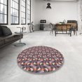 thumbnail image 3 of Ahgly Company Indoor Rectangle Patterned Maroon Purple Novelty Area Rugs, 10' x 13', 3 of 6