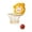Yellow, variant on Leutsin Educational Toys,Montessori Toys Learning Activities,Christmas Toys,Indoor Hanging Basketball Hoop Toy Home Basketball Play Set Foldable Ball Game Equipment Indoor Basketball Training Gear
