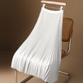 thumbnail image 2 of Kcodviy Solid Color Satin Pleated Crib Skirt Plus Size Versatile Mini Skirts Skirt Long Denim Skirts for Women Animal Print Skirt Table Skirts for Rectangle Tables 6Ft, 2 of 3