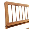thumbnail image 3 of Pemberly Row Mid-Century Solid Wood King Size Bed with Slat-Back in Caramel, 3 of 11