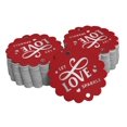 thumbnail image 1 of Inkdotpot Pack Of 50 Let Love Sparkle Wedding Favor Paper Tags Craft Real Silver Foil Hang Tags, 1 of 6