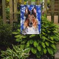 thumbnail image 2 of Carolines Treasures SC9766GF Collie Winter Snowflakes Flag Garden Size, 2 of 3