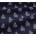 thumbnail image 5 of oneOone Viscose Jersey Fabric Paisley Block Printed Craft Fabric BTY 60 Inch Wide, 5 of 5
