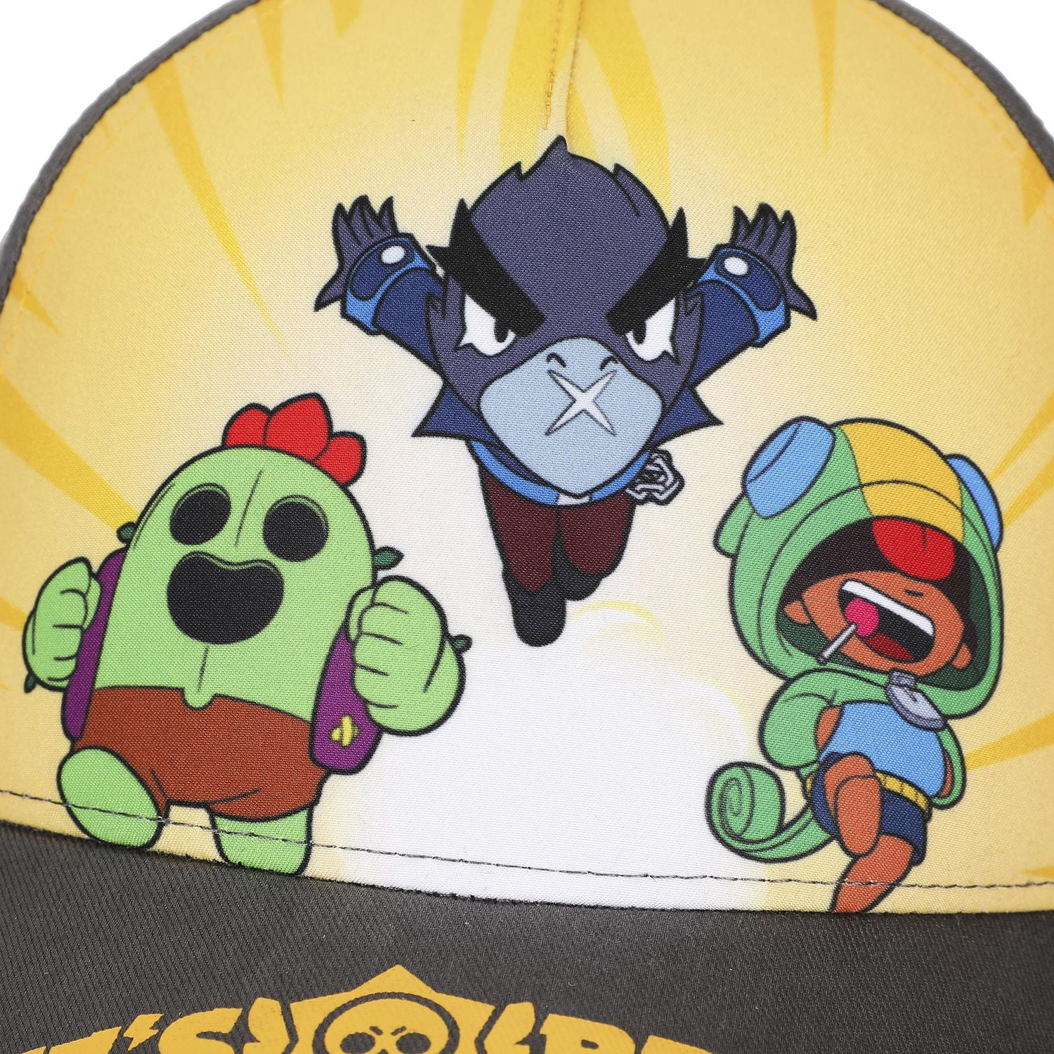 Chapeau Snapback Bleu Et Noir Personnages Brawl Stars