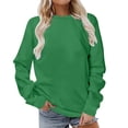 thumbnail image 1 of hotojiny Workout Tops for Women Plus Size Long Sleeve Crewneck Sweatshirt Oversized Lightweight Basic Pullover Fall 2025, 1 of 6